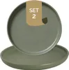 Palmer Sandy Loam, Teller flach, Ø 22 cm, 2 Stück, grün Produktbild-Vorschau 1