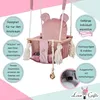 Love Gifts® Babyschaukel aus Holz hochwertig und geeignet Produktbild-Vorschau 4