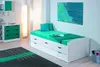 Letto funzionale "Ulli" 190x90cm laccato bianco - Letto Anteprima dell’immagine prodotto 4