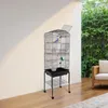 Klece pro ptáky s kolečky 47*37*137,5 cm Chovatelská klec Náhled obrázku produktu 2
