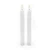 Relaxdays LED Stabkerzen, 2er Set, HxD: 25 x 2 cm, Produktbild-Vorschau 1