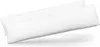 Two white body pillows are shown diagonally on a white background. Produktbild-Vorschau