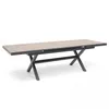 Table extensible aluminium et céramique avec 10 chaises - Voir les images du produit 3
