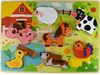 Tooky Toy Dřevěné puzzle Montessori Zvířátka F Náhled obrázku produktu 4