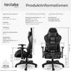 Herní kancelářská židle Tartaros, LED, masážní funkce Náhled obrázku produktu 5