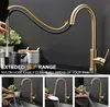 Niederdruck Armatur Küche Gold, Niederdruck Wasserhahn Produktbild-Vorschau 4