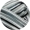 Lana Grossa - Cotone Print 0317 weiß silbergrau dunkelgrau Produktbild-Vorschau 3