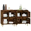 The Living Store Sideboards 2 Stk. Räuchereiche 60x35x70 cm Produktbild-Vorschau 5