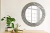 Spiegel Rund mit Aufdruck - Wandspiegel Design Wandmontage Produktbild-Vorschau 3