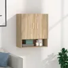 vidaXL Nástenná skriňa Sonoma dub 60x31x70 cm odvodený Náhľad obrázku produktu 2