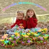 Creatief bouwspeelgoed met bloemen – Montessori set voor Productafbeelding-voorbeeld 8