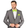 Fliege Hellgrün Größe verstellbar aus Polyester einfarbig Produktbild-Vorschau 2
