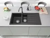 Granitspüle Spülbecken Küchenspüle Einbauspüle 100x50 cm 2 Produktbild-Vorschau 2
