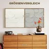 HOMCOM Wanddeko 3D 2er Set 80cm geometrisch Wanddekoration Produktbild-Vorschau 7