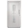 vidaXL Haustür Weiß 108x208 cm Produktbild-Vorschau 3
