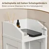 Badezimmerschrank schmales Badregal Weiß 20 x 20 x 80 cm Produktbild-Vorschau 7