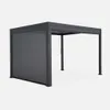 sweeek - Pergola mit Lamellendach Triomphe 3x4m + Markise Produktbild-Vorschau 3