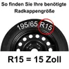 Radkappen, Radblenden 15 Zoll gewölbt für Wohnmobil und Produktbild-Vorschau 4