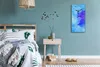 Wanduhr Bürouhr Leinwand Bild Geräuschlos Kunstdruck 30x60 Produktbild-Vorschau 4