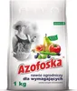 A bag of fertilizer with illustrations of produce and a woman. Náhled obrázku produktu