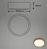 BRILONER - lampada da soffitto LED, lampada da soffitto in Anteprima dell’immagine prodotto 5