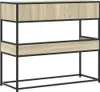 vidaXL Konsolentisch Sonoma-Eiche 90x35x80 cm Holzwerkstoff Produktbild-Vorschau 6