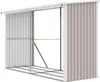 Holzunterstand G21 WOH 682 - 302 x 119 cm, grau Produktbild-Vorschau 3