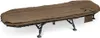 A brown heated blanket covering a camping bed. Náhľad obrázku produktu