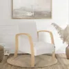 Ergonomischer skandinavischer Design-Sessel aus Holz  für Produktbild-Vorschau 7