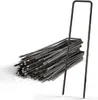Intirilife 100 x Erdanker 150 x 25 x 2,7 mm aus schwarzem Produktbild-Vorschau 1
