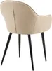 2er Set Esszimmerstühle Boise Stoff taupe Produktbild-Vorschau 5