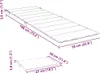 vidaXL Poduszka na leżak czarna 186x58x4 cm Tkanina Oxford Podgląd zdjęcia produktu 8