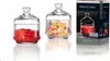 Two glass candy jars filled with sweets and a product box. Náhled obrázku produktu