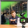 ESMART Rollo Greenscreen 200 x 200 cm (111") Grüner Produktbild-Vorschau 2