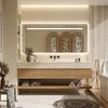 Waschbecken Set LED-Spiegel, Ablageplatte, Schrank  Keramik Produktbild-Vorschau 2