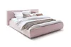 KAWOLA Bett CARLO Polsterbett Stoff rosa 160x200cm Produktbild-Vorschau 4