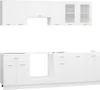 A white kitchen cabinet set displayed against a white background. Produktbild-Vorschau