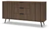 Sideboard Kommode LUPO 153 cm Eiche Dunin 3 Schubladen 2 Produktbild-Vorschau 2