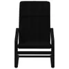 Relaxsessel mit Hocker Schwarz Stoff Produktbild-Vorschau 3