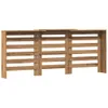 vidaXL Obloženie radiátora Artisan dub 205x21,5x83,5 cm Náhľad obrázku produktu 4