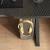 A gaming desk with headphones hanging underneath. Náhled obrázku produktu