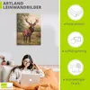 ARTland Leinwandbild Hirsch Größe: 90x120 cm Produktbild-Vorschau 3