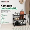 ARTECSIS®: Scaffale per scarpe in plastica con 3 ripiani, Anteprima dell’immagine prodotto 4