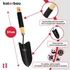 KOTARBAU® Mini pala Pala in acciaio per fiori Pala a mano Anteprima dell’immagine prodotto 4