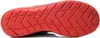 The underside of a red and black shoe sole. Produktbild-Vorschau
