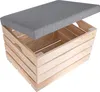 Creative Deco Cassapanca, Panca Contenitore in Legno Anteprima dell’immagine prodotto 1