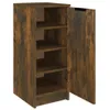 vidaXL Botník Kouřový dub 30x35x70 cm Materiál dřeva Náhled obrázku produktu 6