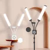 Podwójna Giętka Lampa LED Kosmetyczna Fotograficzna Video Podgląd zdjęcia produktu 11