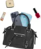 Gallantry, sac femme Bowling avec déco zippée, noir Voir les images du produit 4