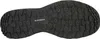 The sole of a black shoe with a distinctive tread pattern. Voir les images du produit